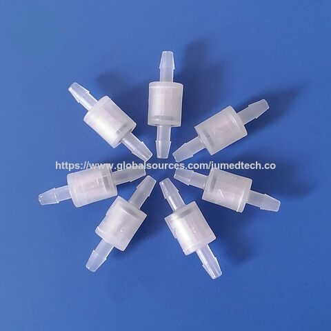 Válvula de Retención de Bola Unidireccional de Plástico OEM 1/8" 5/32" 3/16" 1/4", Material de Goma para Potencia Hidráulica, Válvula de Baja Presión para Agua, Gas y Aceite