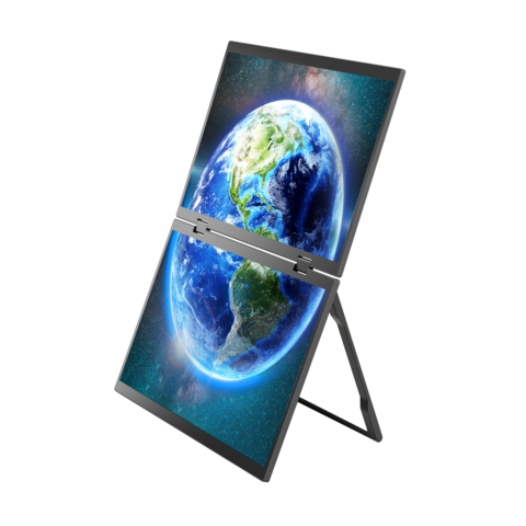 Buy China Wholesale 15.6 Inch Foldable Dual Screen Portable Monitor Ips ...