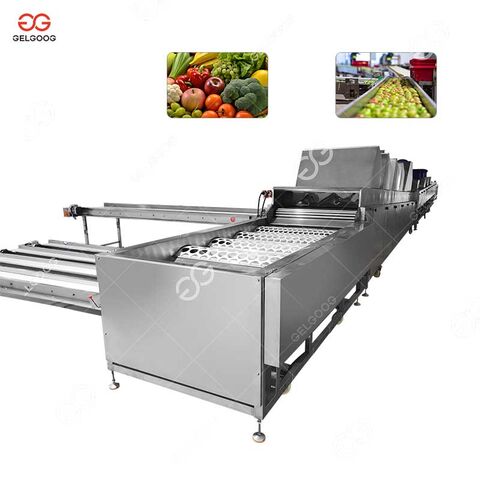 Industrial Fruit Washing Waxing And Sorting Line, Fruit Washing And ...