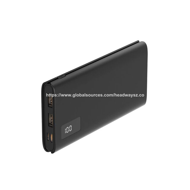HEADWAY PB1000 22.5W 10000mAh Tragbare Powerbank mit LCD-Display, Schnellladung PD20W