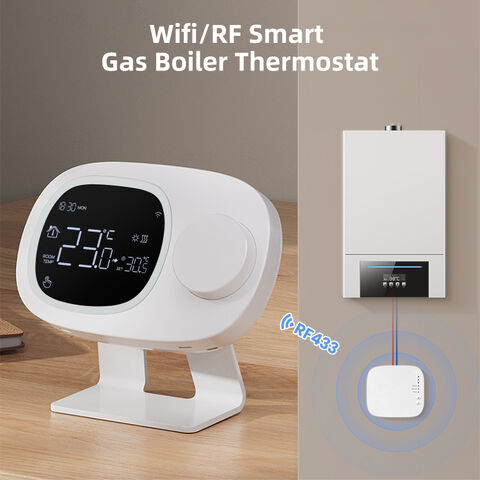 AVATTO Tuya WiFi Sem Fio RF Termostato Programável para Aquecimento Elétrico de Piso, Água e Caldeira a Gás - Termostato Inteligente para Ambiente for sale at factory direct price