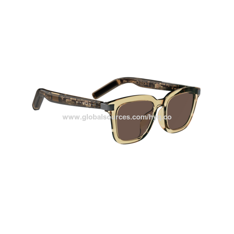 Lunettes de soleil intelligentes Bluetooth personnalisées de haute qualité Casque portable intelligent sans fil