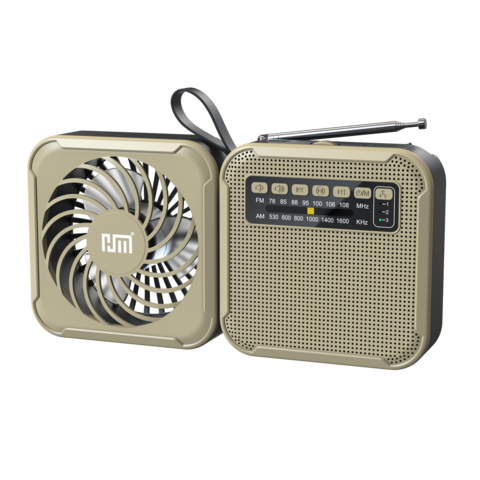 Radio Ventilateur Portable avec FM/BT/USB/TF - Idéal pour Grossistes et Distributeurs