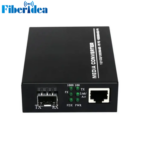 Convertisseur de média fibre optique Ethernet haute qualité 10/100/1000M double fibre fabriqué en Chine