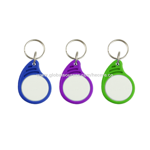 Waterproof Rewritable Id Keyfob Tag 125khz Rfid Keychain For Access ...