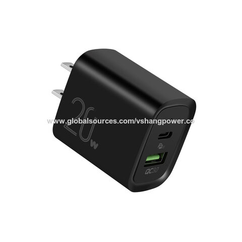 Fabrik direkt PD20W AU EU US UK Stecker Wand ladegerät A C Port Reise ladegerät 5 V3A Netzteil mit CE FCC