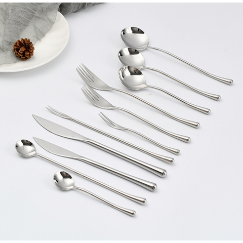 Conjunto de Talheres Premium de Aço Inoxidável para Todas as Ocasiões - Talheres de Aço Inoxidável de Alta Qualidade para Restaurantes e Lares for sale at factory direct price
