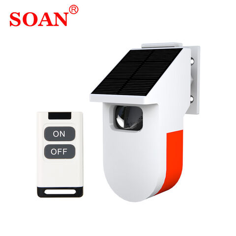 Alarme de Allée avec Sirène, Détecteur de Mouvement Humain, Alarme Sonore Extérieure Étanche, Sirène de Détection de Mouvement, Double Capteur PIR et Micro-ondes for sale at factory direct price