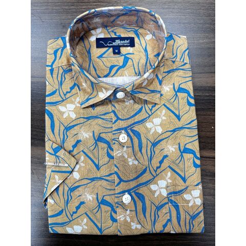 Camisa de Hombre Holgada Casual Manga Larga Resistente a las Arrugas Algodón Poliéster Nuevo Estilo para Negocios