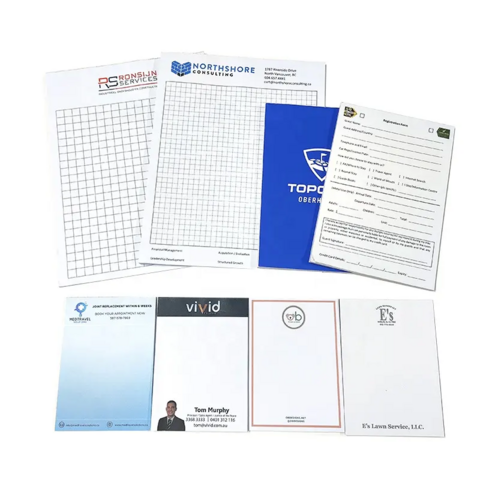 Libretas A5, A4 y A6 personalizadas con logo para empresas: bloc de notas, hojas desprendibles para oficina, hoteles y publicidad. for sale at factory direct price