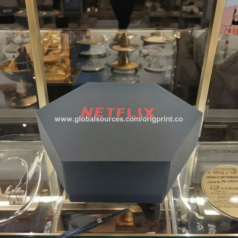 Boîte Cadeau Hexagonale en Carton avec Logo Personnalisé, Emballage Cadeau de Luxe