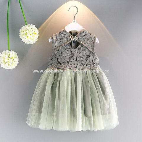 Vestido de verão sem mangas para meninas, nova versão coreana, estilo princesa estrangeiro, vestido de menina, saia de retalhos para bebê