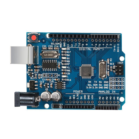 Papan Pengembangan UNO R3 CH340G Versi Upgrade Terlaris ATmega16U2 dengan Kabel USB Kompatibel untuk Arduino for sale at factory direct price