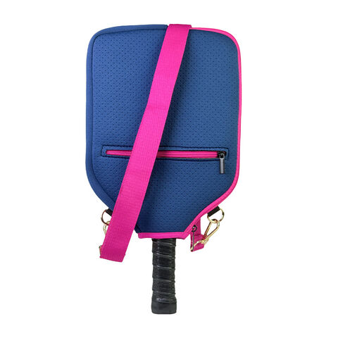 Bolsa Transversal Diagonal Esportiva com Borda de TPE, Núcleo de Colmeia, Raquete de Fibra de Carbono, Raquete de Pickleball de Fibra de Carbono Personalizada
