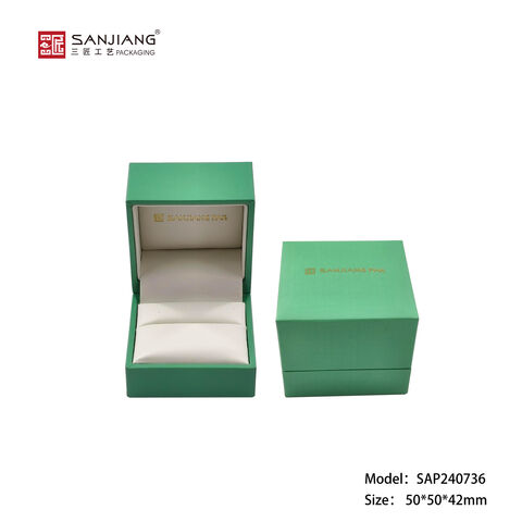 Caixas para Conjuntos de Joias com Logotipo Personalizado, Presente de Luxo Único, Cetim, Veludo, Couro PU, Caixas de Joias por Atacado for sale at factory direct price