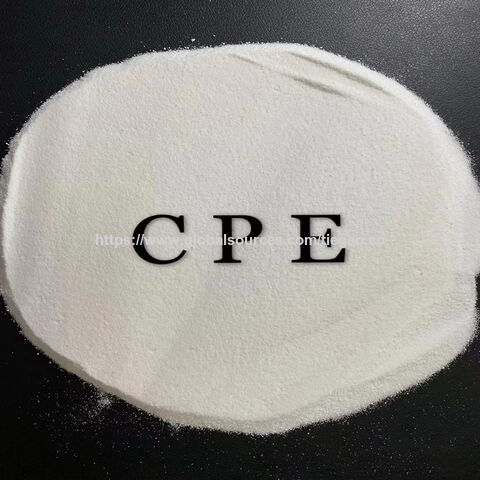 Polvo de CPE (Polietileno Clorado) utilizado como modificador de impacto para PVC, plástico CPE 135A/CPE 135 cas:64754-90-1 for sale at factory direct price