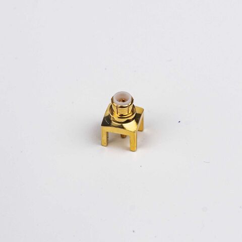 موصل متحد المحور RF MMBX R223، ‏50 أوم، مستقيم، تركيب PCB، أنثى إلى ذكر إلى أنثى، حجم صغير جدًا لمحطات القاعدة المتنقلة