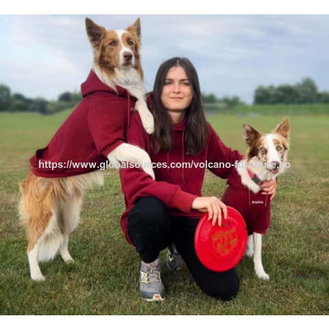 Moletons Combinando para Família e Animais de Estimação, Lã Aconchegante, Roupas Quentes de Inverno para Cães