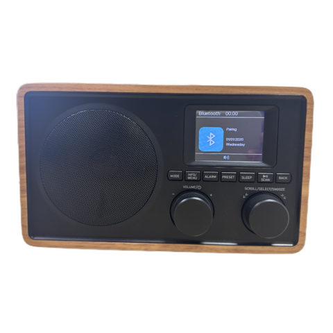 Digitaler Radiowecker mit Bluetooth, Lautsprecher für Büro/Zuhause, DAB Radio Schwarz for sale at factory direct price