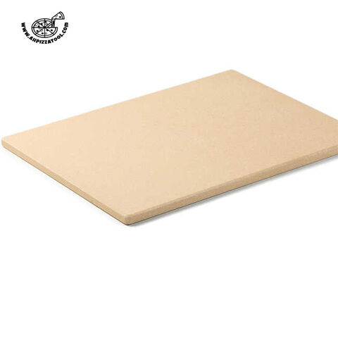 Pierre à pizza rectangulaire en cordiérite céramique pour cuisson et grillades for sale at factory direct price