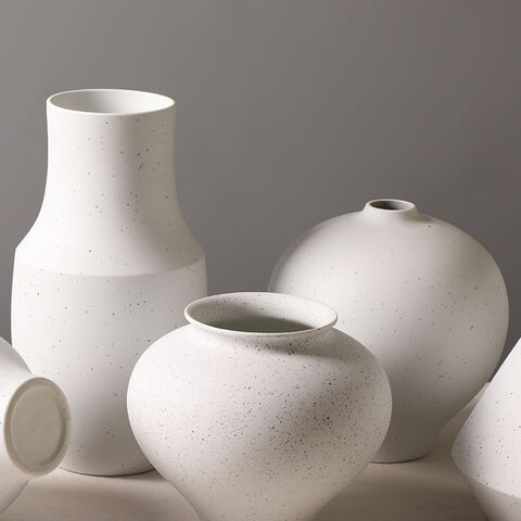 Vintage Terrakotta Vase Einzigartige Wohnkultur Keramik Nordische Töpferei Rustikale Dekoration dekorative Einmachgläser