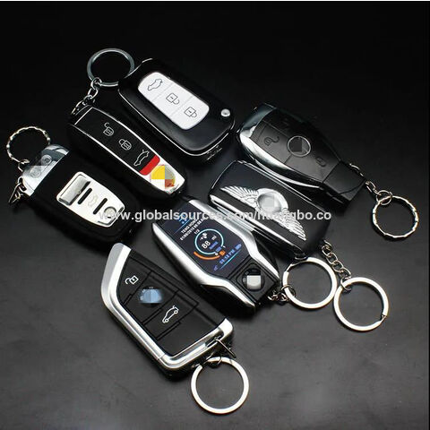 Isqueiro inflável à prova de vento com chave de carro direta, presente de personalidade criativa, ultraleve, presente de moda novo e estranho.
