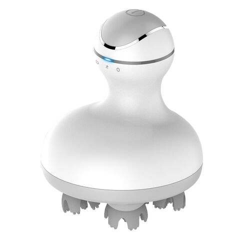 Masseur Portable Naturel et Décontracté du Cuir Chevelu au Cou en Silicone du Fabricant et Facile à Nettoyer
