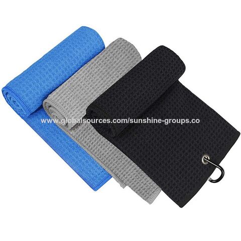 Schnelltrocknendes Waffel-Mikrofasertuch für Golf und Fitnessstudio mit sofortiger Wasseraufnahme, ideal für Herren for sale at factory direct price