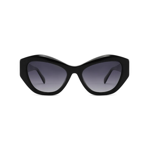Fashion Unique Y2K Cat Eye Sunglasses Irregular Shape Modern Design Polarized Sunglasses for Men Women Logo for sale at factory direct price