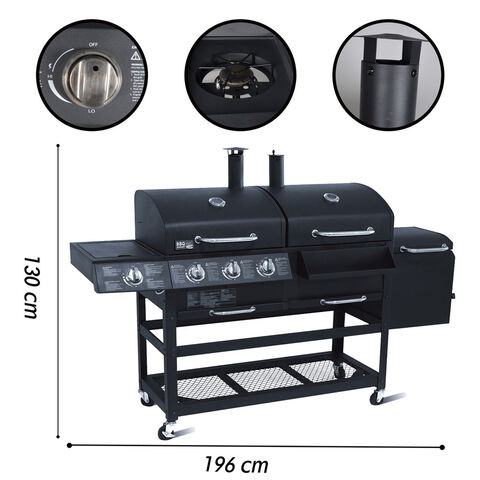 Personalizado al por mayor nuevo diseño creativo barbacoa parrillas jardín al aire libre fuego fits gas metal acero inoxidable patio trasero barbacoa parrillas