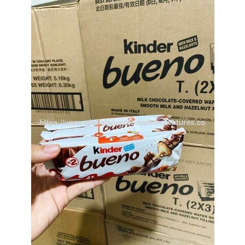 Ferrero Kinder Bueno en gros, barre chocolatée, 30x43 g à vendre dans le monde entier à prix réduit pour tous les acheteurs