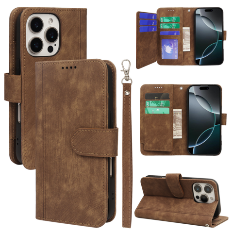 iPhone XS Max Wallet Case, PU Leder Magnetische Flip Handyhülle, Für iPhone SE 4 2020 Flip Wallet Cover Stoßfestes TPU for sale at factory direct price