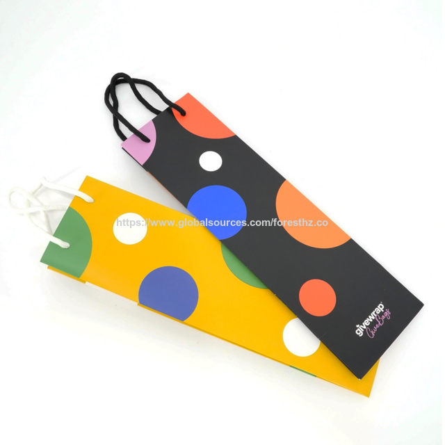 Sacos de embalagem de vinho tinto de luxo personalizados por atacado, sacolas de compras, sacos de envio com alças para pequenas empresas for sale at factory direct price