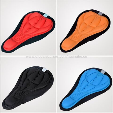 Housse de coussin de vélo, housse de siège super douce, coussinet épais en silicone, coussin de siège de vélo de route et de montagne, accessoires de vélo à siège souple