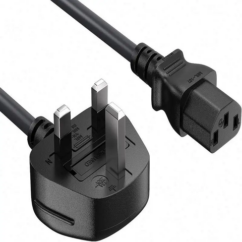 Cable de alimentación de CA con enchufe US, certificación ETL, color blanco, 1.2M 1.5M 1.8M 2.0M, cable de alimentación de CA con enchufe americano
