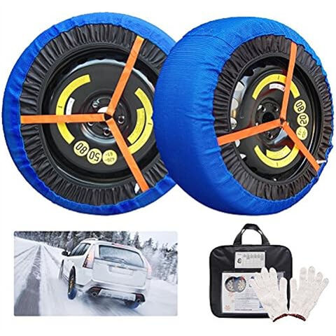 Anti-Rutsch Notfall Schneesocken für PKW, Schneeschutz, Reifen-Notfallwerkzeug, Winterzubehör für Autos 607017-12 for sale at factory direct price