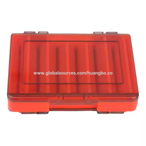 Boîte de pêche multifonctionnelle en plastique avec 12/14 compartiments pour le stockage des appâts, leurres et accessoires mixtes for sale at factory direct price
