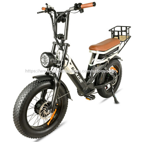 Nouveau Vélo Électrique 2025 avec Double Moteur 2000W et Double Batterie, VTT Tout Terrain avec Pneus Larges 20*4.0 pouces pour Adultes for sale at factory direct price