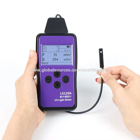 ZX-LS126A 340nm 420nm Radiometer LED Uva Pengukur Intensitas UV Alat Ukur Indeks Radiometer Cahaya Curing Light Meter UV Digital for sale at factory direct price