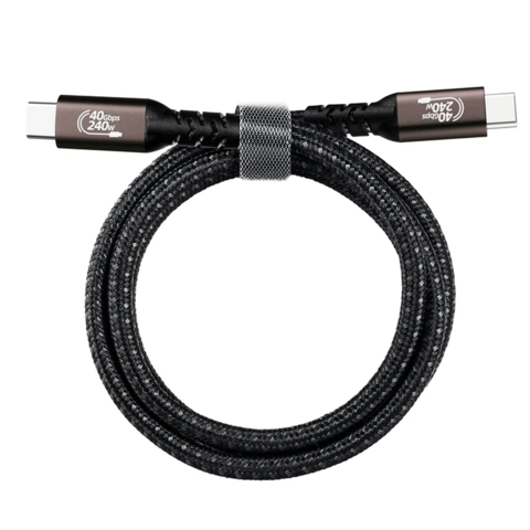 Cable de Datos USB C Thunderbolt 5 al por mayor de Google, Cable de Carga Rápida PD de 240W, Cable de Video HD Tipo C a Tipo C de 16K 80Gbps for sale at factory direct price