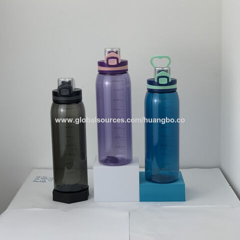 Garrafa esportiva portátil, copo de plástico de grande capacidade, copo de água de plástico portátil para exterior, copo PP