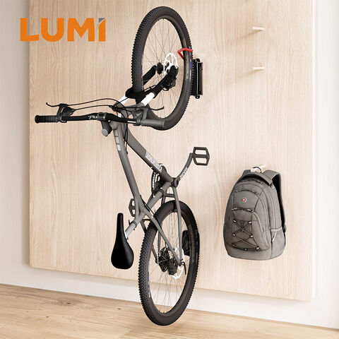 LBM10-01 Lot de 2 Supports Muraux Verticaux pour Vélos, Rangement de Garage, Support de Rangement pour Vélos d'intérieur for sale at factory direct price