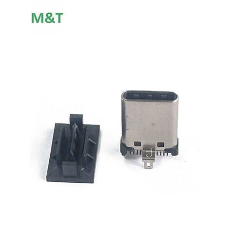 Venta al por mayor de fábrica Conector Tipo C de 24 pines Socket Tipo C Hembra Electrónica para carga de teléfonos móviles