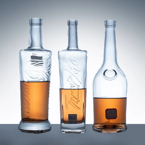 Botellas de Vidrio Vacías para Vino, Licores, 750 ml - Botellas de vidrio vacías de 750 ml para licores y vino
