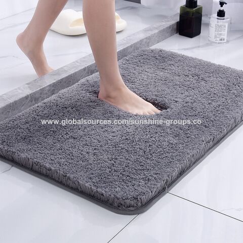 Tapetes grossos antiderrapantes e carpetes, tapetes de chão antiderrapantes com absorção de água, tapete antiderrapante para banheiro e vaso sanitário for sale at factory direct price