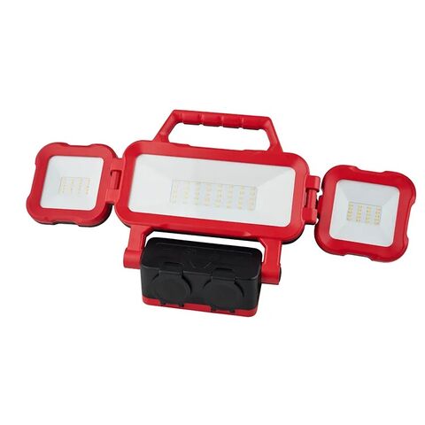Luz de trabajo LED COB plegable, recargable, portátil para exteriores, OEM al por mayor, ideal para trabajo nocturno