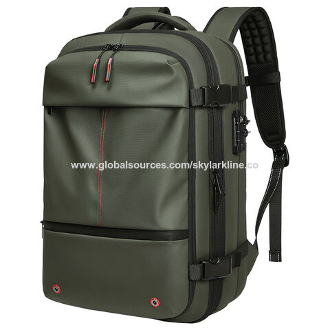 Mochila de viaje multifuncional de gran capacidad para ocio, compresión al vacío, impermeable, para viajes de negocios, bolsa para ordenador portátil para hombres