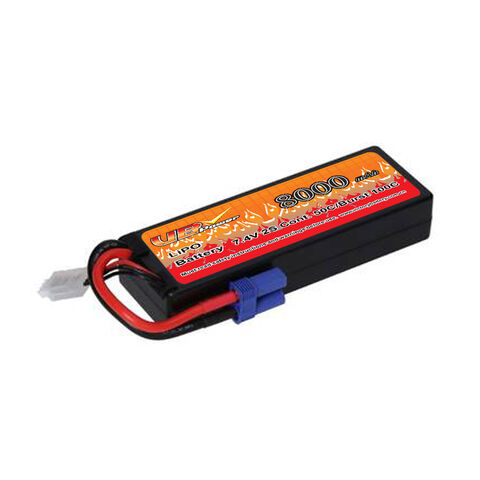 2s 50c Ranger Lipo Battery (7.4v/8000mah) Ec5, Ranger Lipo Battery, 7 ...