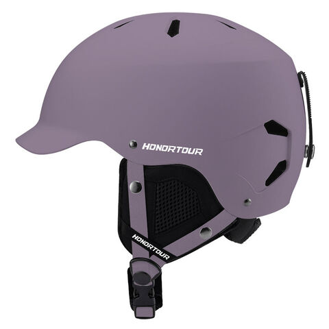 Casco de esquí y snowboard de alta calidad con carcasa de ABS, visor y gafas integradas - Venta al por mayor for sale at factory direct price