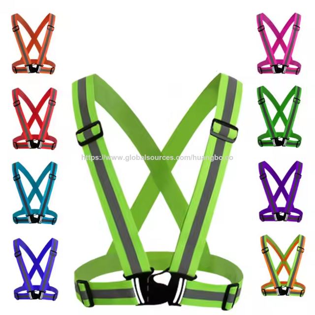Gilet de Sécurité Réfléchissant pour Vélo, Sport, Travail, Marche, Voyage, Cyclisme